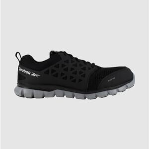 NIB Reebok Women's Black RB041 Sublite Cushion Athletic Work Alloy Toe Size 5